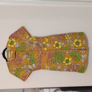 Tory Burch Wallpaper Floral Nadia Mini Dress